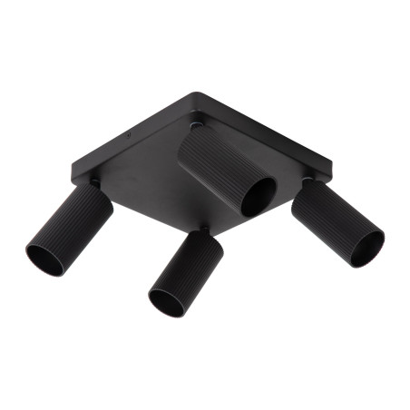 Lucide CLUBS - Spot plafond - 4xGU10 (MR16) - Noir