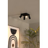 Lucide CLUBS - Spot plafond - 4xGU10 (MR16) - Noir