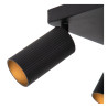 Lucide CLUBS - Spot plafond - 4xGU10 (MR16) - Noir