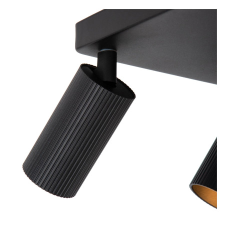 Lucide CLUBS - Spot plafond - 4xGU10 (MR16) - Noir