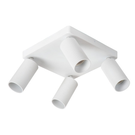 Lucide CLUBS - Spot plafond - 4xGU10 (MR16) - Blanc