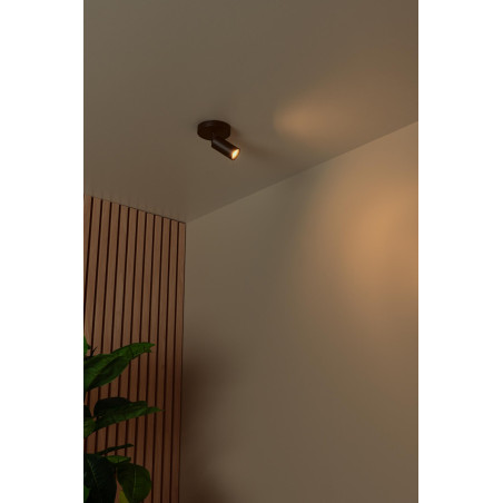 Lucide RITMO - Spot plafond - Ø 10 cm - 1xGU10 (MR11) - Noir
