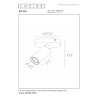 Lucide RITMO - Spot plafond - Ø 10 cm - 1xGU10 (MR11) - Café