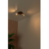 Lucide RITMO - Spot plafond - Ø 15 cm - 2xGU10 (MR11) - Or Mat / Laiton