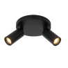 Lucide RITMO - Spot plafond - Ø 15 cm - 2xGU10 (MR11) - Noir