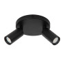 Lucide RITMO - Spot plafond - Ø 15 cm - 2xGU10 (MR11) - Noir