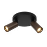 Lucide RITMO - Spot plafond - Ø 15 cm - 2xGU10 (MR11) - Café