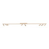 Lucide KEONI - Spot plafond - 8xG9 - Taupe - Essential