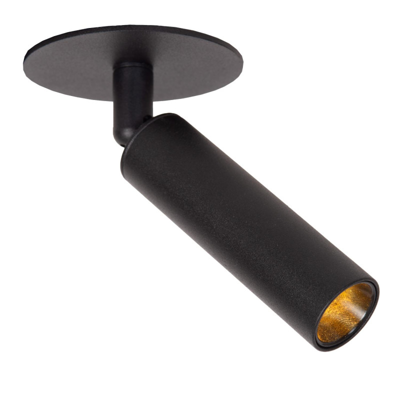 Lucide KEONI - Spot plafond - Ø 8 cm - LED - 1xG9 - Noir - Essential