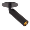 Lucide KEONI - Spot plafond - Ø 8 cm - LED - 1xG9 - Noir - Essential