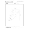 Lucide KEONI - Spot plafond - Ø 8 cm - LED - 1xG9 - Café - Essential