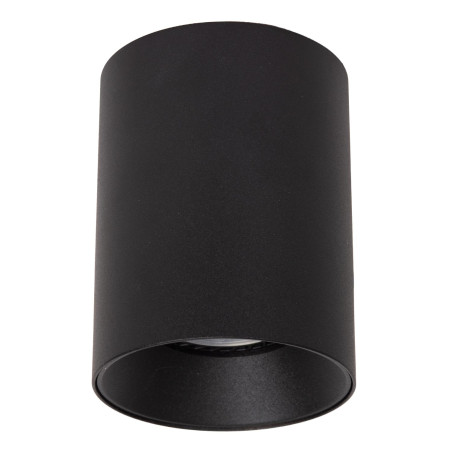 Lucide GERTI - Spot plafond - Ø 8 cm - 1xGU10 (MR16) - Des anneaux interchangeables inclus - Noir - Essential