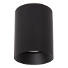 Lucide GERTI - Spot plafond - Ø 8 cm - 1xGU10 (MR16) - Des anneaux interchangeables inclus - Noir - Essential