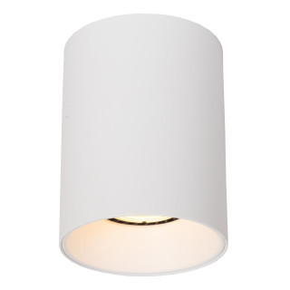 Lucide GERTI - Spot plafond - Ø 8 cm - 1xGU10 (MR16) - Des anneaux interchangeables inclus - Blanc - Essential