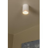 Lucide GERTI - Spot plafond - Ø 8 cm - 1xGU10 (MR16) - Des anneaux interchangeables inclus - Blanc - Essential