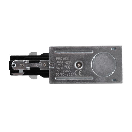 Lucide TRACK Kit de démarrage - Système de rail monophasé / Éclairage sur rail - 2 mètres - Noir