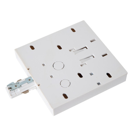 Lucide TRACK Alimentation - Système de rail monophasé / Éclairage sur rail - Simple/Double - Noir (Extension)