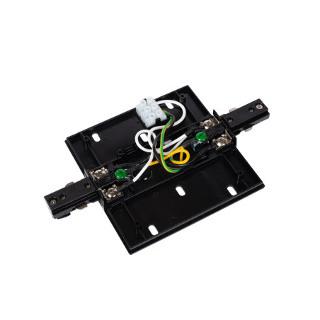 Lucide TRACK Alimentation - Système de rail monophasé / Éclairage sur rail - Simple/Double - Noir (Extension)