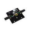 Lucide TRACK Alimentation - Système de rail monophasé / Éclairage sur rail - Simple/Double - Noir (Extension)