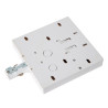 Lucide TRACK Alimentation - Système de rail monophasé / Éclairage sur rail - Simple/Double - Blanc(Extension)