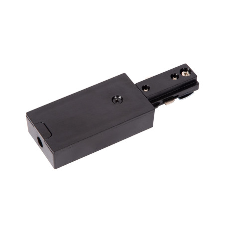 Lucide TRACK Alimentation - Système de rail monophasé / Éclairage sur rail - Simple - Noir (Extension)