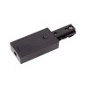 Lucide TRACK Alimentation - Système de rail monophasé / Éclairage sur rail - Simple - Noir (Extension)