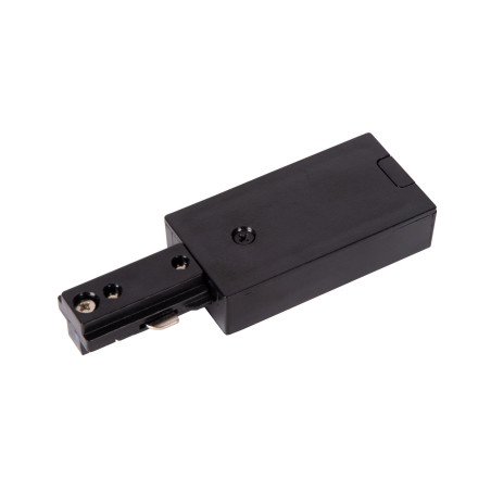 Lucide TRACK Alimentation - Système de rail monophasé / Éclairage sur rail - Simple - Noir (Extension)