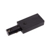 Lucide TRACK Alimentation - Système de rail monophasé / Éclairage sur rail - Simple - Noir (Extension)