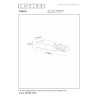 Lucide TRACK Alimentation - Système de rail monophasé / Éclairage sur rail - Simple - Noir (Extension)