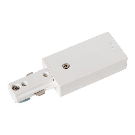 Lucide TRACK Alimentation - Système de rail monophasé / Éclairage sur rail - Simple - Blanc (Extension)