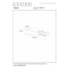 Lucide TRACK Alimentation - Système de rail monophasé / Éclairage sur rail - Simple - Blanc (Extension)