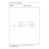 Lucide TRACK connecteur en L - Système de rail monophasé / Éclairage sur rail - Droit - Blanc (Extension)