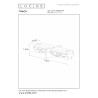 Lucide TRACK connecteur en I - Système de rail monophasé / Éclairage sur rail - Noir (Extension)