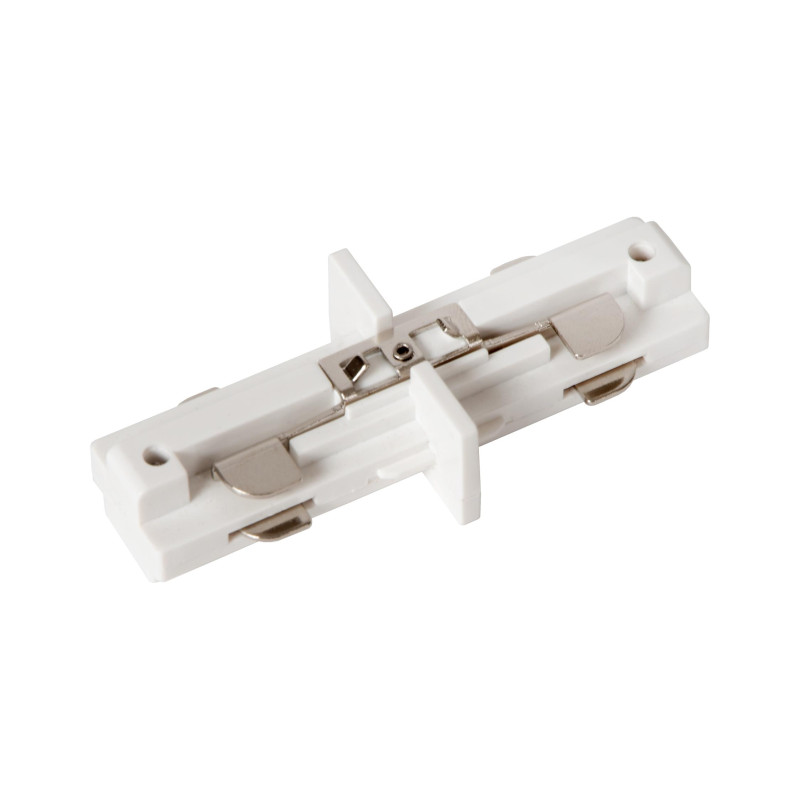 Lucide TRACK connecteur en I - Système de rail monophasé / Éclairage sur rail - Blanc (Extension)