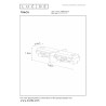 Lucide TRACK connecteur en I - Système de rail monophasé / Éclairage sur rail - Blanc (Extension)