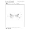 Lucide TRACK connecteur en X - Système de rail monophasé / Éclairage sur rail - Blanc (Extension)