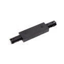 Lucide TRACK Alimentation - Système de rail monophasé / Éclairage sur rail - Double - Noir (Extension)