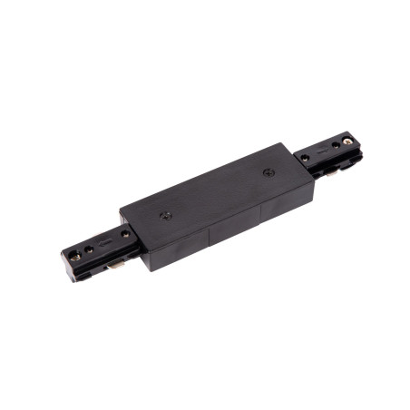 Lucide TRACK Alimentation - Système de rail monophasé / Éclairage sur rail - Double - Noir (Extension)