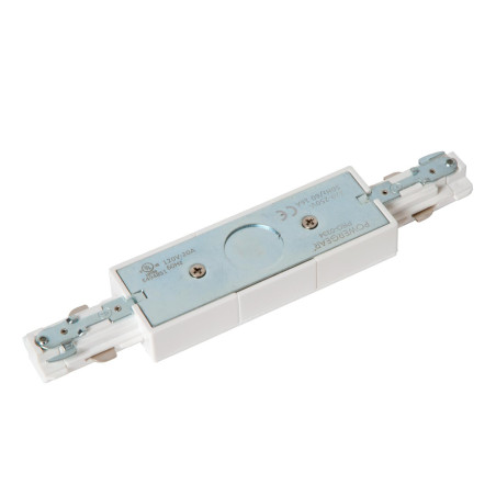 Lucide TRACK Alimentation - Système de rail monophasé / Éclairage sur rail - Double - Noir (Extension)