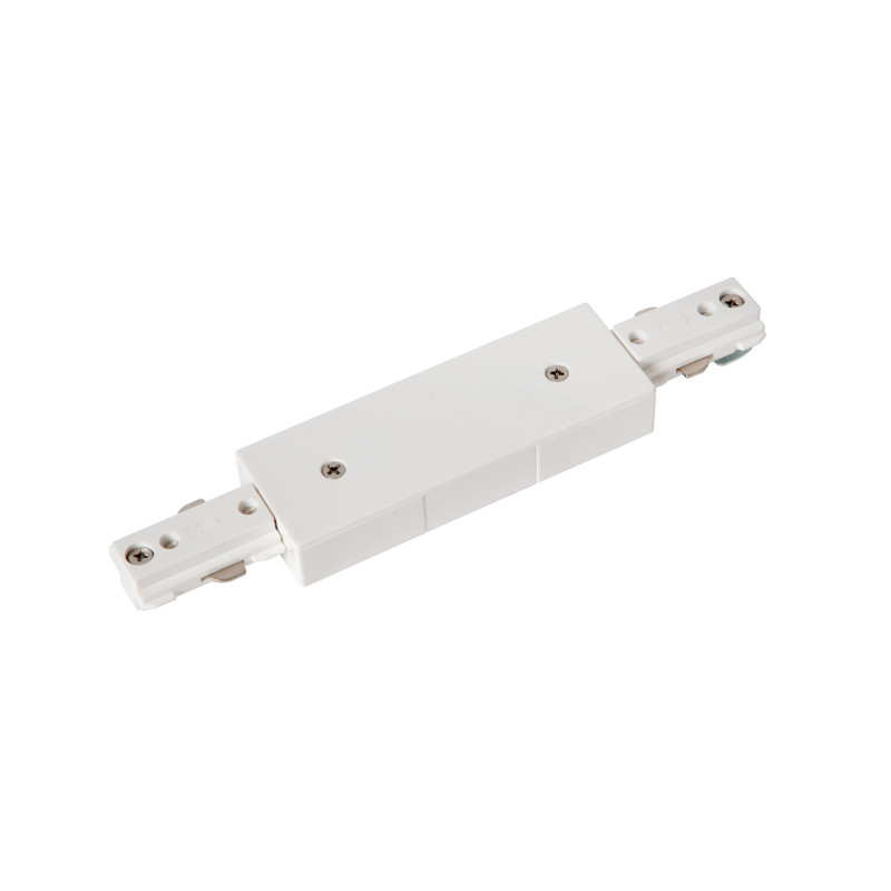 Lucide TRACK Alimentation - Système de rail monophasé / Éclairage sur rail - Double - Blanc (Extension)