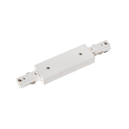 Lucide TRACK Alimentation - Système de rail monophasé / Éclairage sur rail - Double - Blanc (Extension)