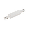 Lucide TRACK Alimentation - Système de rail monophasé / Éclairage sur rail - Double - Blanc (Extension)
