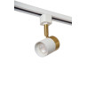 Lucide TRACK FLORIS Spot sur rail - Système de rail monophasé / Éclairage sur rail - 1xGU10 - Blanc(Extension)