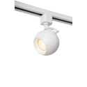 Lucide TRACK FAVORI Spot sur rail - Système de rail monophasé / Éclairage sur rail - 1xGU10 - Blanc (Extension)