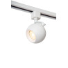 Lucide TRACK FAVORI Spot sur rail - Système de rail monophasé / Éclairage sur rail - 1xGU10 - Blanc (Extension)