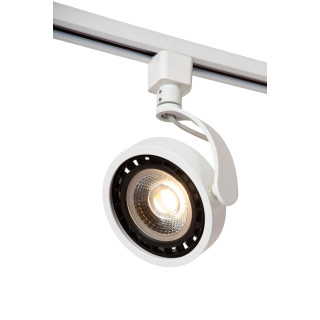 Lucide TRACK DORIAN Spot sur rail - Système de rail monophasé / Éclairage sur rail - 1xES111 - Blanc(Extension)