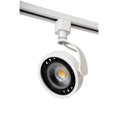 Lucide TRACK DORIAN Spot sur rail - Système de rail monophasé / Éclairage sur rail - 1xES111 - Blanc(Extension)