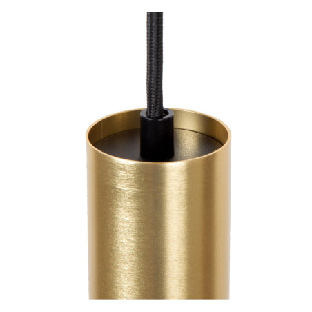 Lucide TRACK FLORIS Suspension - Système de rail monophasé / Éclairage sur rail - 1xGU10 - Or mat / Laiton (Extension)