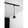 Lucide TRACK FAVORI Suspension - Système de rail monophasé / Éclairage sur rail - 1xGU10 - Noir (Extension)
