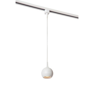 Lucide TRACK FAVORI Suspension - Système de rail monophasé / Éclairage sur rail - 1xGU10 - Blanc (Extension)